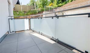 Balkon Verglasung 